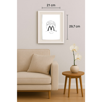 Winfried Besslich 29x21cm Orijinal Karikatür BOD01688