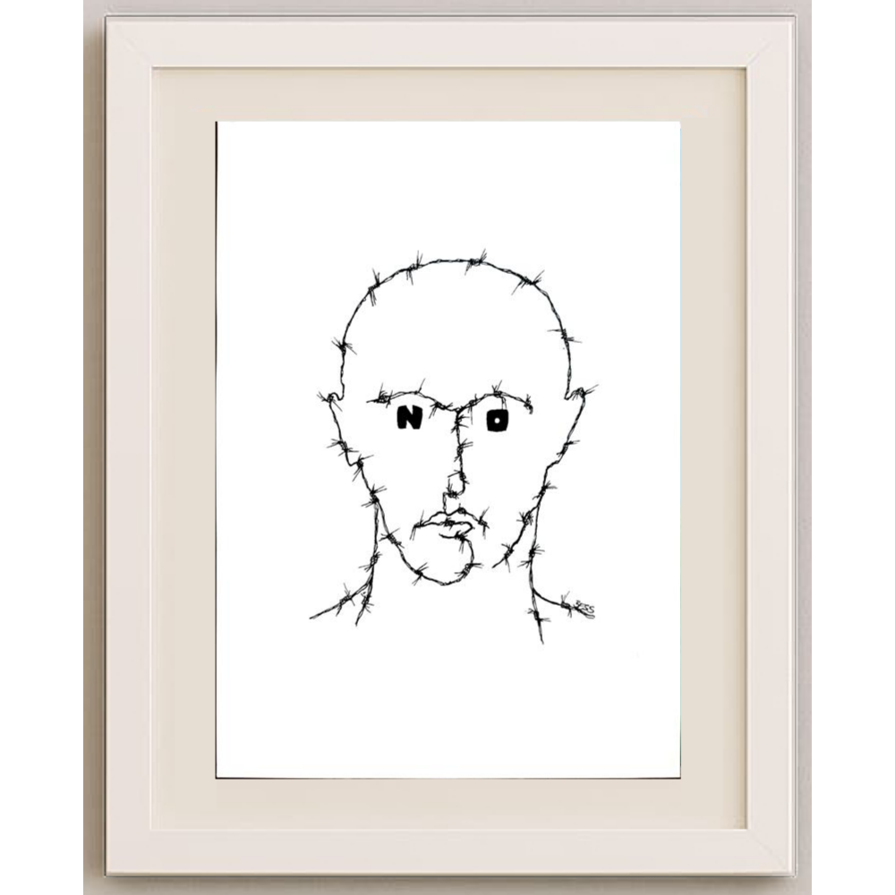 Winfried Besslich 29x21cm Orijinal Karikatür BOD01689