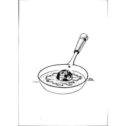 Winfried Besslich 29x21cm Orijinal Karikatür BOD01690