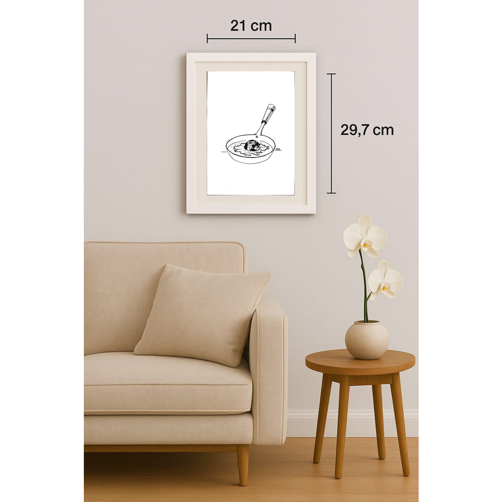 Winfried Besslich 29x21cm Orijinal Karikatür BOD01690