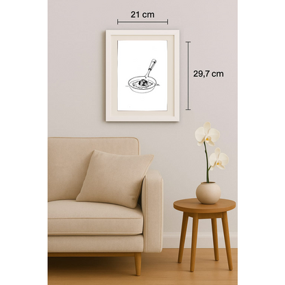 Winfried Besslich 29x21cm Orijinal Karikatür BOD01690