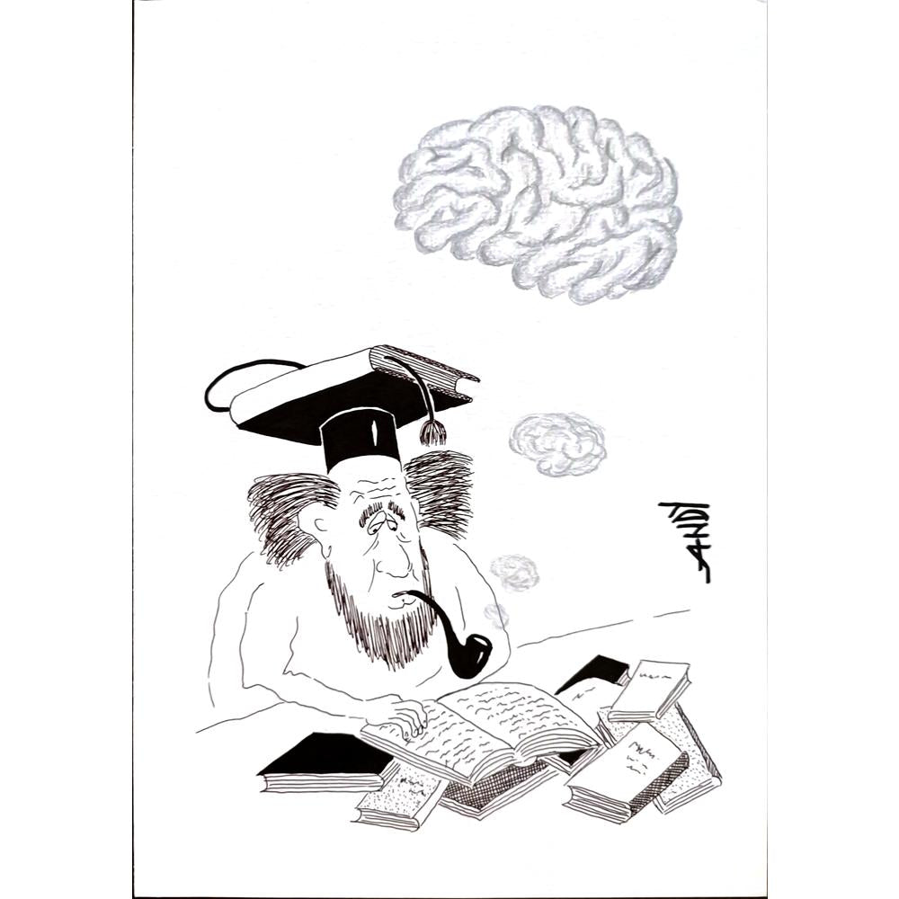 Andy Chaushu 29x21cm Orijinal Karikatür BOD01695