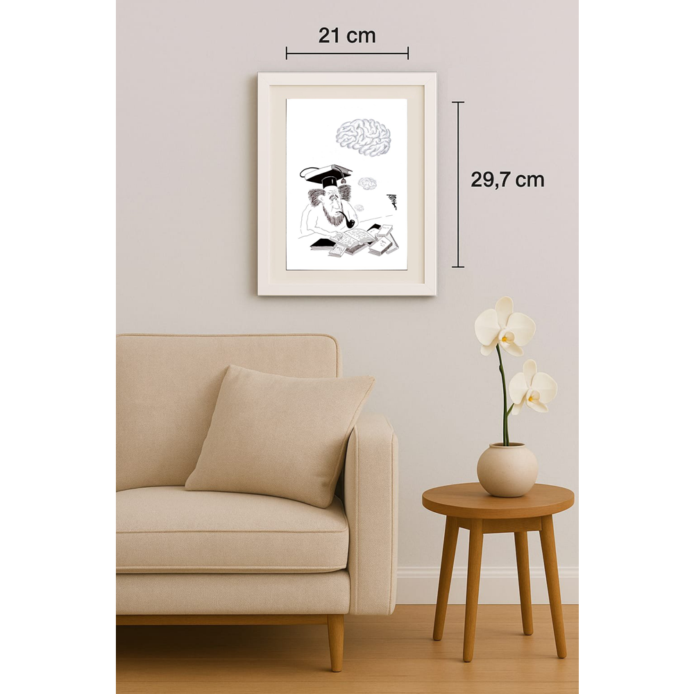 Andy Chaushu 29x21cm Orijinal Karikatür BOD01695