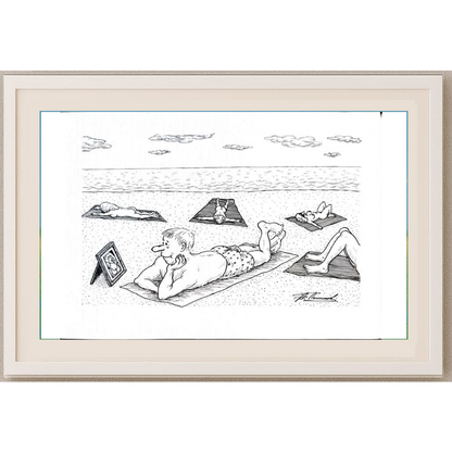 Alexandr Pashkov 29x21cm Orijinal Karikatür BOD01696