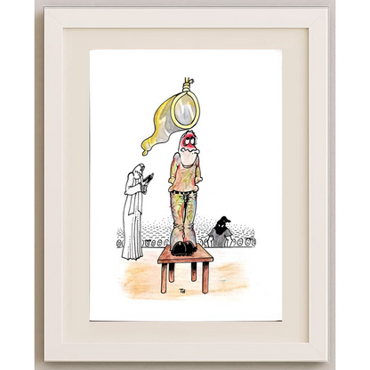 Tomislav Dusanic 29x21cm Orijinal Karikatür BOD01698