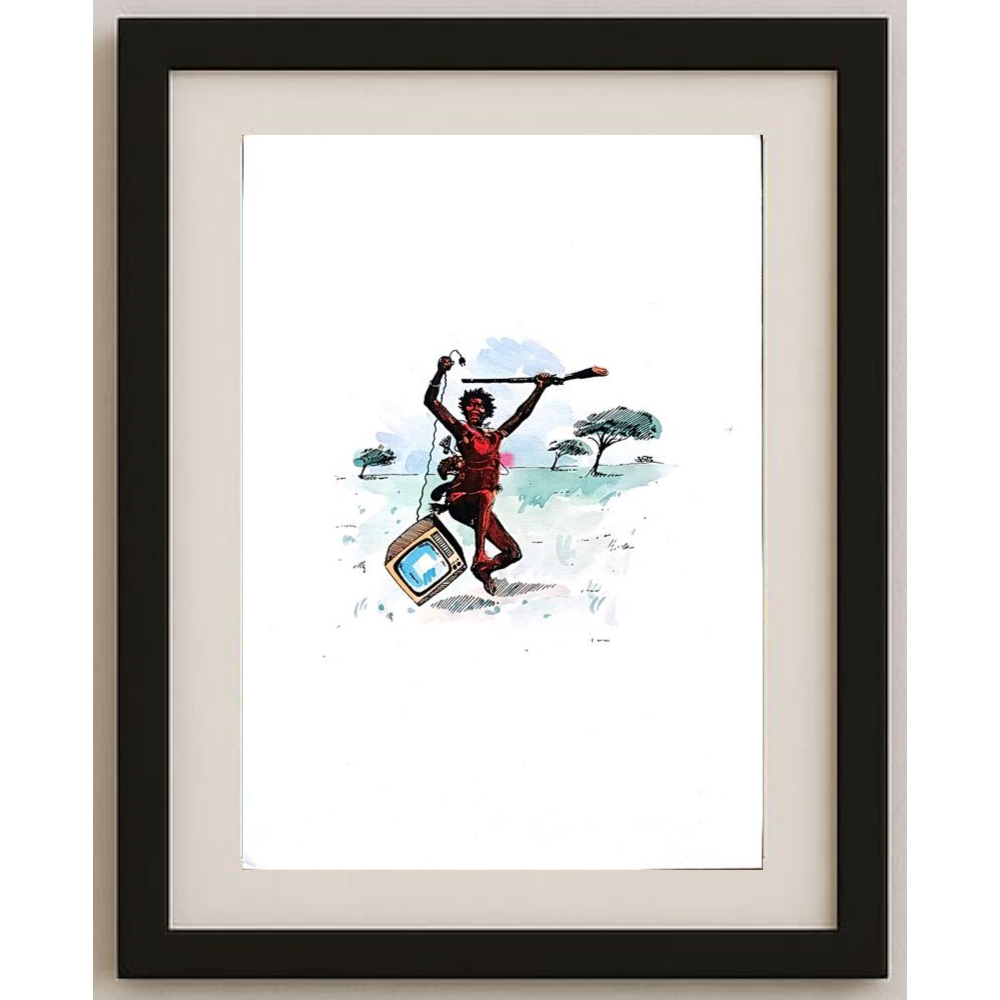 Winfried Besslich 29x21cm Orijinal Karikatür BOD01799