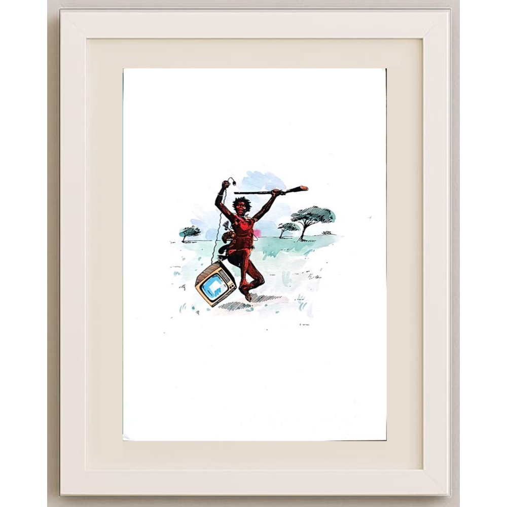 Winfried Besslich 29x21cm Orijinal Karikatür BOD01799