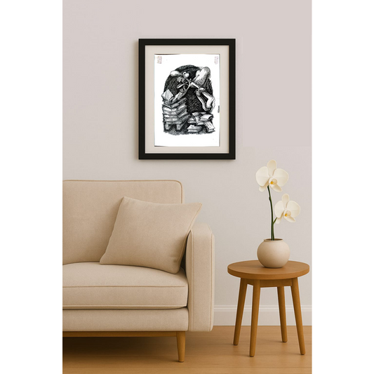 Cornel Marim Chiorean 29x21cm Orijinal Karikatür BOD01802