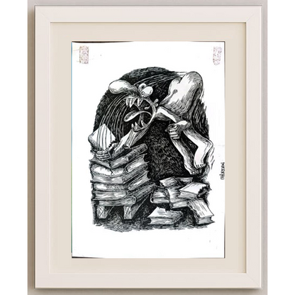 Cornel Marim Chiorean 29x21cm Orijinal Karikatür BOD01802