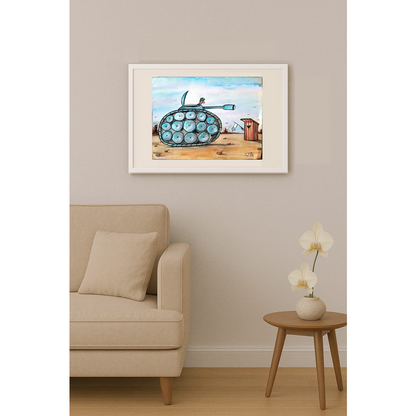 Cristian Topan 31x24cm Orijinal Karikatür BOD01807