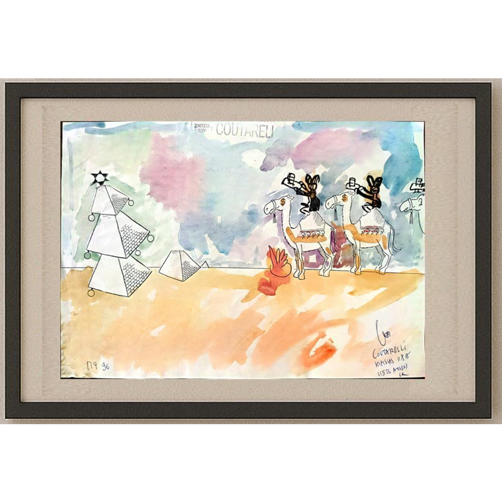 Coutarelli Kihsias 31x24cm Orijinal Karikatür BOD01808