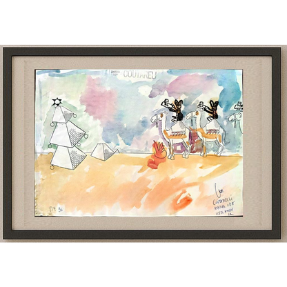 Coutarelli Kihsias 31x24cm Orijinal Karikatür BOD01808