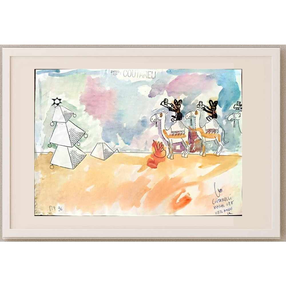 Coutarelli Kihsias 31x24cm Orijinal Karikatür BOD01808