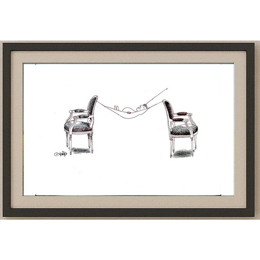 Ali Divandari 29x21cm Orijinal Karikatür BOD01813