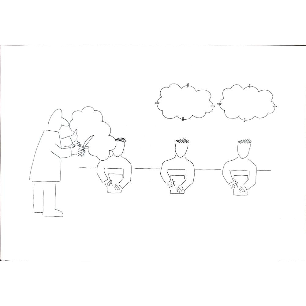 Yourik Karim Masihi 29x21cm Orijinal Karikatür BOD01815