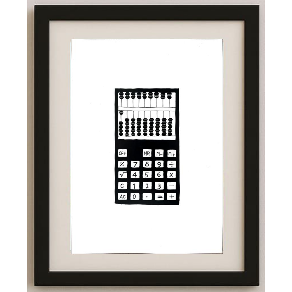 Yourik Karim Masihi 29x21cm Orijinal Karikatür BOD01819