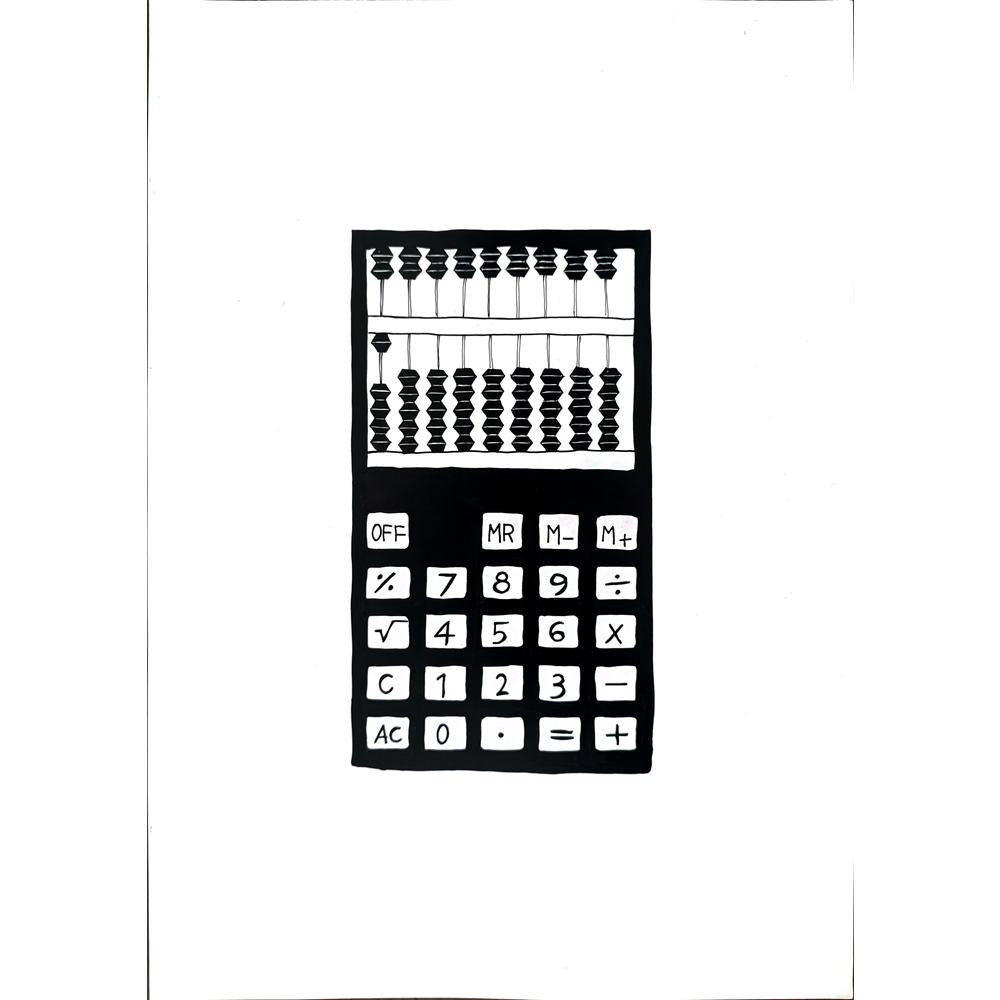 Yourik Karim Masihi 29x21cm Orijinal Karikatür BOD01819