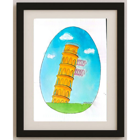 Abdolazim Azarkheil 29x21cm Orijinal Karikatür BOD01825