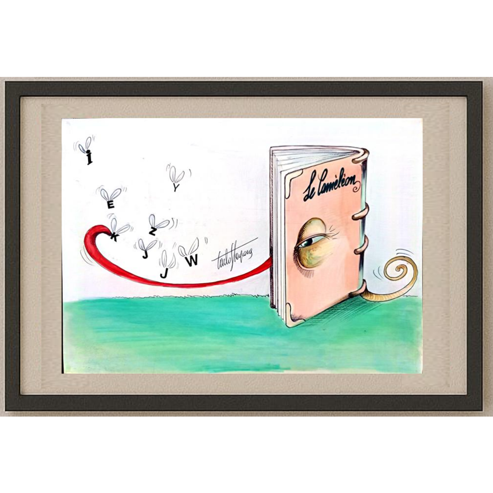 Carlo Sterpone 27x18cm Orijinal Karikatür BOD01835