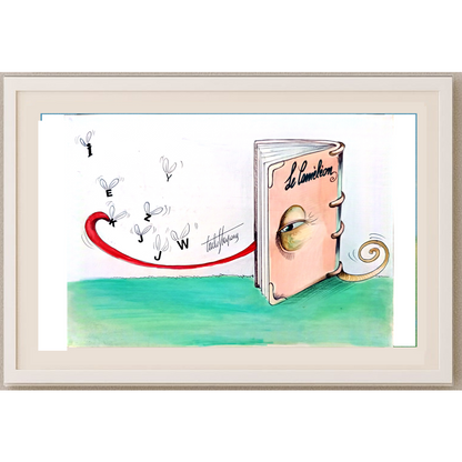 Carlo Sterpone 27x18cm Orijinal Karikatür BOD01835