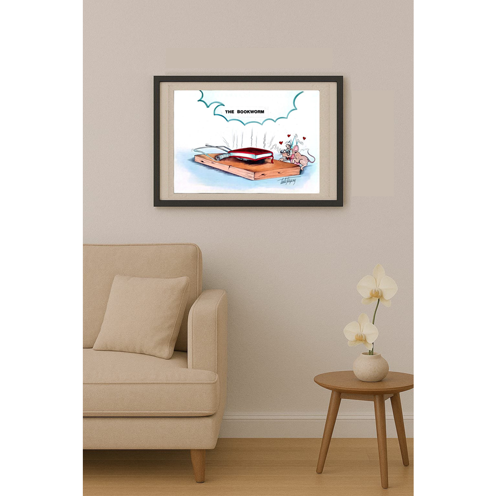 Carlo Sterpone 27x18cm Orijinal Karikatür BOD01836