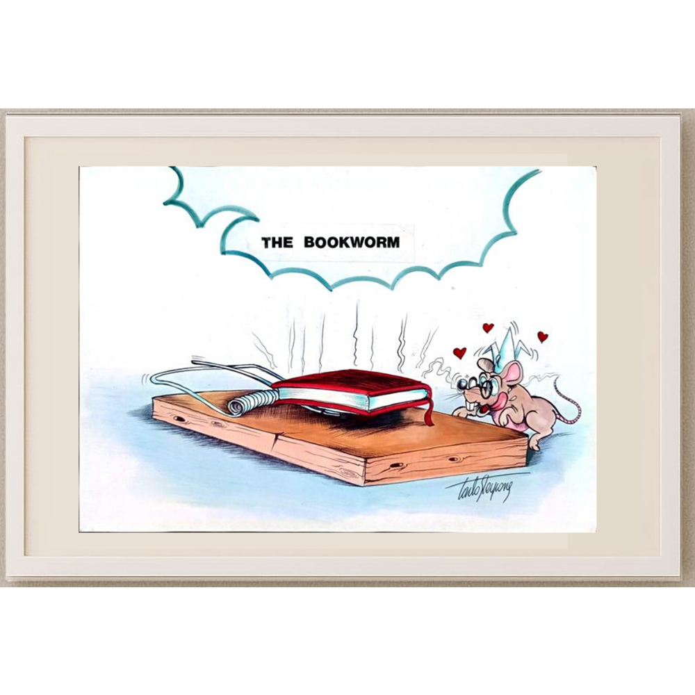 Carlo Sterpone 27x18cm Orijinal Karikatür BOD01836