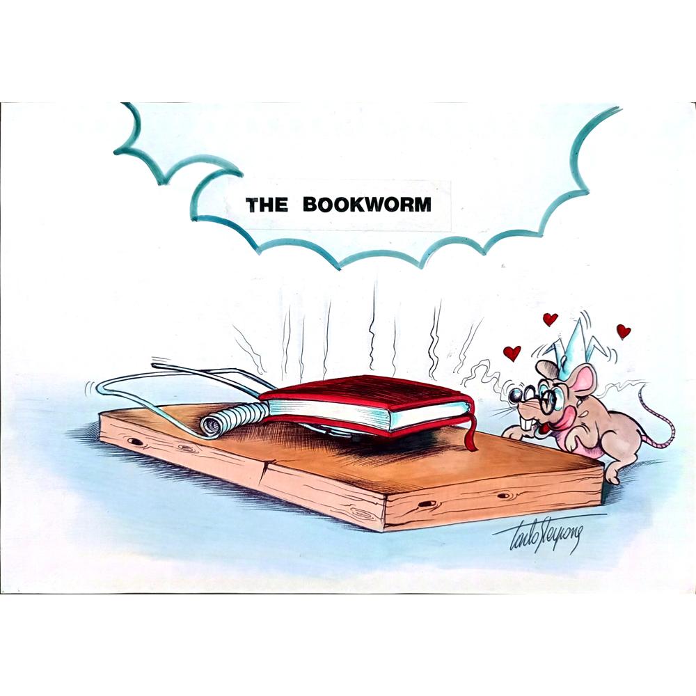 Carlo Sterpone 27x18cm Orijinal Karikatür BOD01836