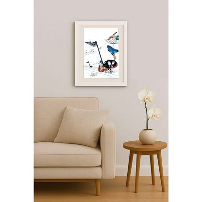 Carlo Sterpone 27x18cm Orijinal Karikatür BOD01837