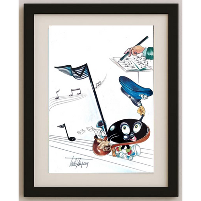 Carlo Sterpone 27x18cm Orijinal Karikatür BOD01837