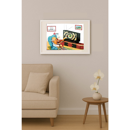 Carlo Sterpone 27x18cm Orijinal Karikatür BOD01838