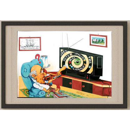 Carlo Sterpone 27x18cm Orijinal Karikatür BOD01838