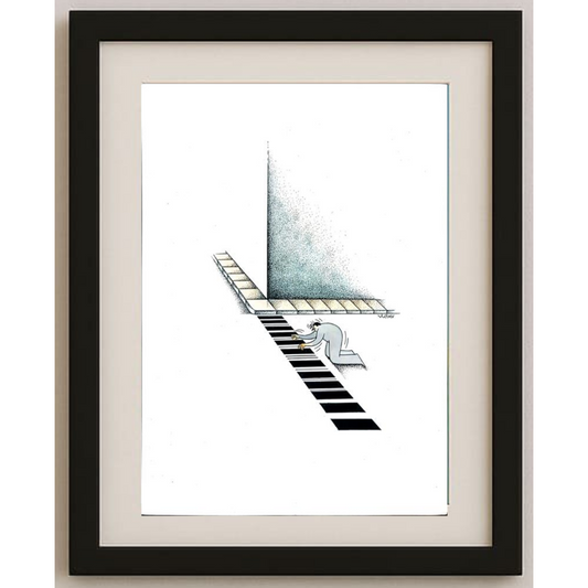 Vladimiras Beresniovas 29x21cm Orijinal Karikatür BOD01839