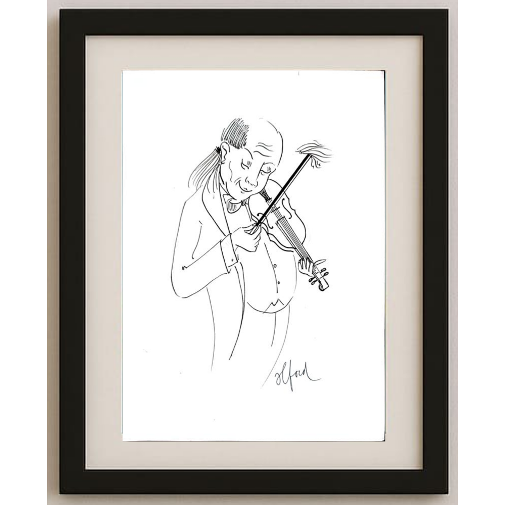 Vosters Richard Francis 29x21cm Orijinal Karikatür BOD01845