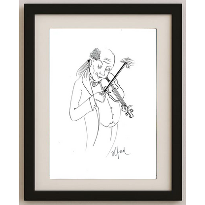 Vosters Richard Francis 29x21cm Orijinal Karikatür BOD01845