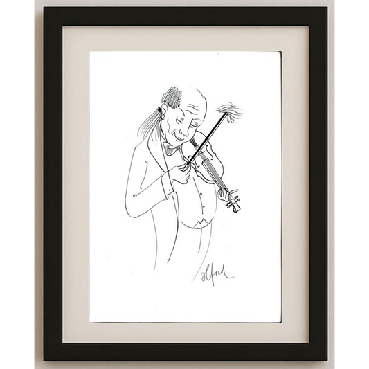 Vosters Richard Francis 29x21cm Orijinal Karikatür BOD01845