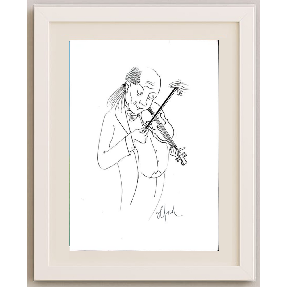 Vosters Richard Francis 29x21cm Orijinal Karikatür BOD01845