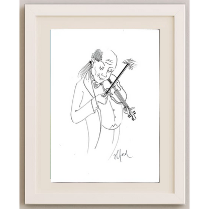 Vosters Richard Francis 29x21cm Orijinal Karikatür BOD01845