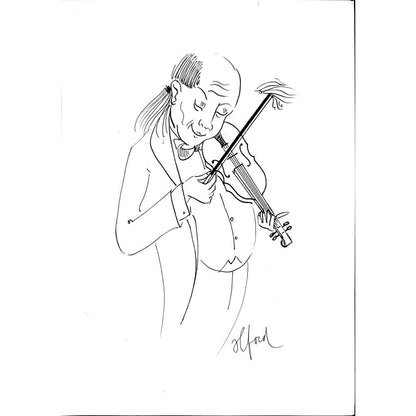 Vosters Richard Francis 29x21cm Orijinal Karikatür BOD01845