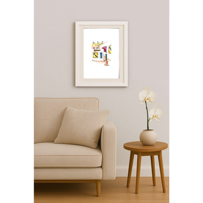 Winfred Besslich 29x21cm Orijinal Karikatür BOD01847