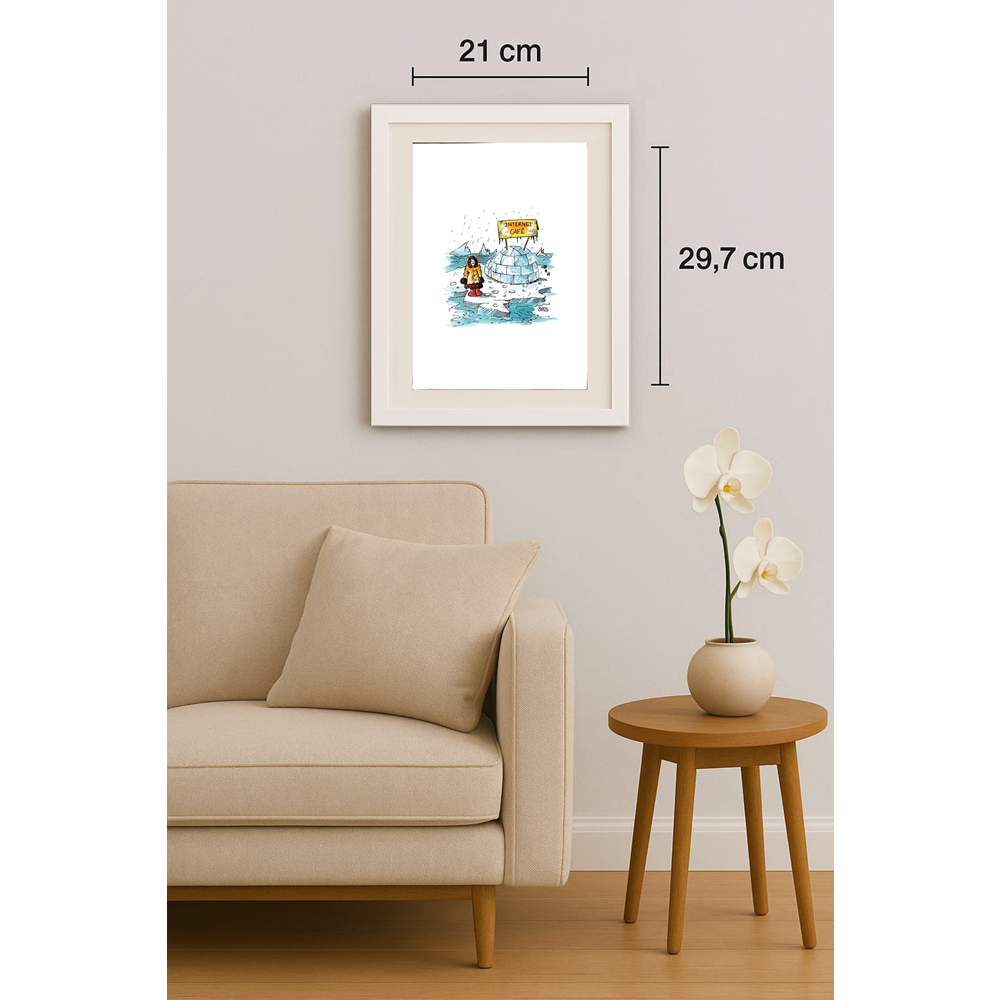 Winfred Besslich 29x21cm Orijinal Karikatür BOD01850