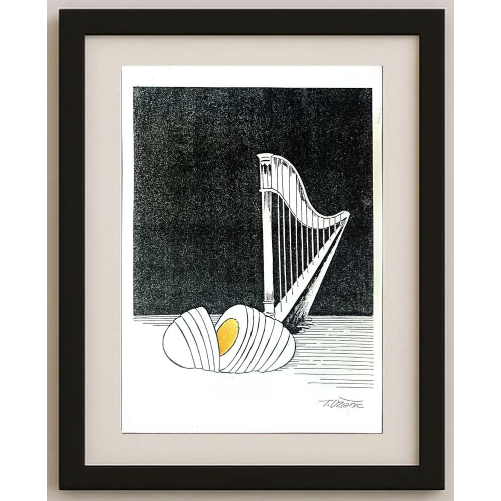 Tomislav Dusanic 29x21cm Orijinal Karikatür BOD01857