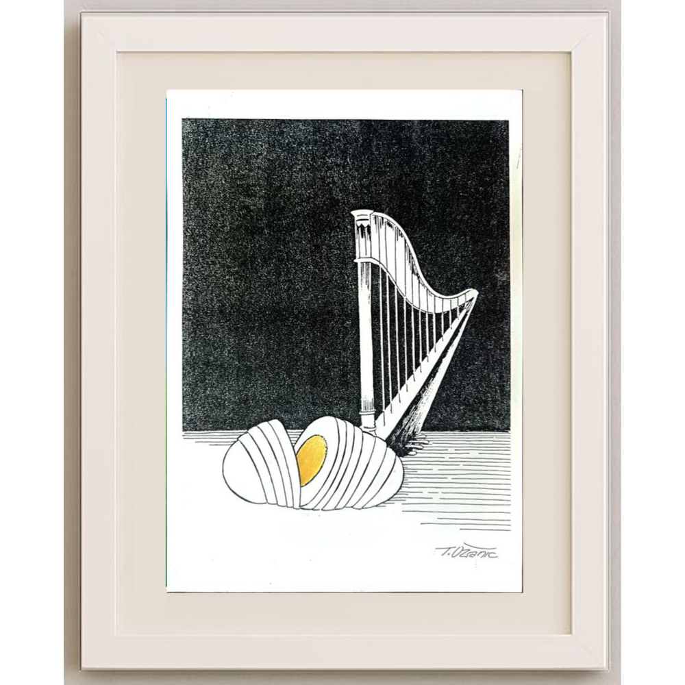 Tomislav Dusanic 29x21cm Orijinal Karikatür BOD01857