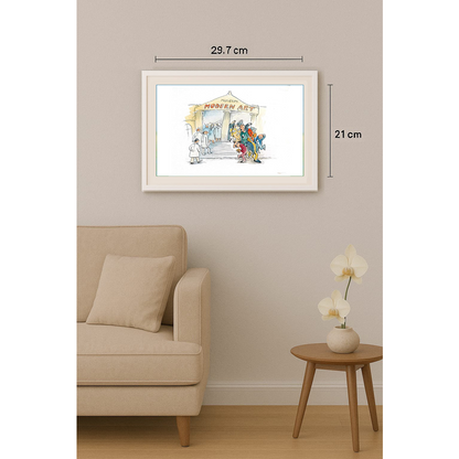 Wolfgang Schlegel 29x21cm Orijinal Karikatür BOD01859