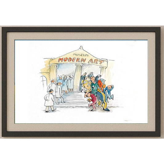 Wolfgang Schlegel 29x21cm Orijinal Karikatür BOD01859