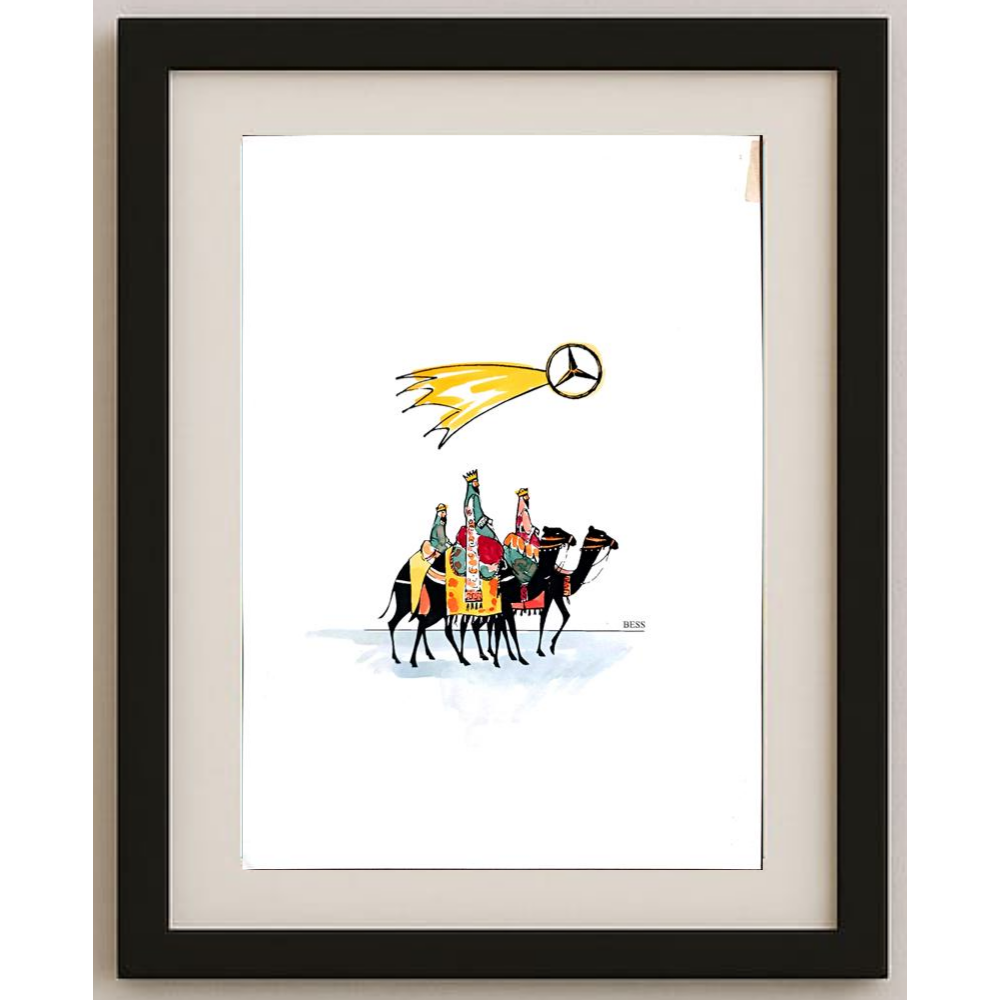 Winfred Besslich 29x21cm Orijinal Karikatür BOD01860