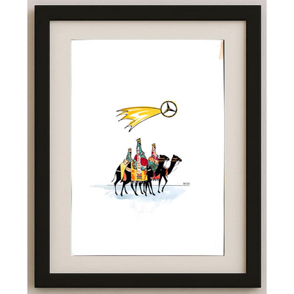 Winfred Besslich 29x21cm Orijinal Karikatür BOD01860