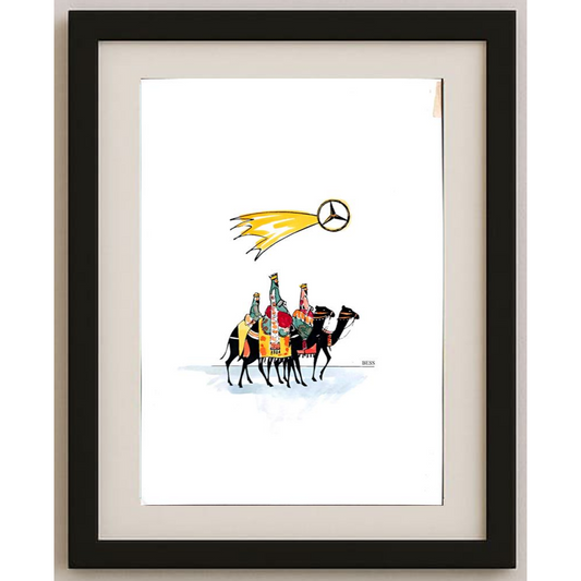 Winfred Besslich 29x21cm Orijinal Karikatür BOD01860