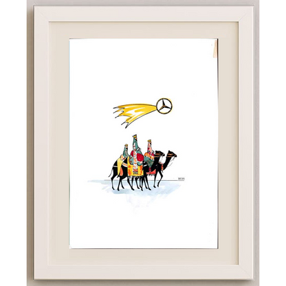 Winfred Besslich 29x21cm Orijinal Karikatür BOD01860