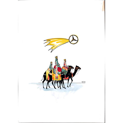 Winfred Besslich 29x21cm Orijinal Karikatür BOD01860