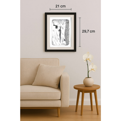 Ali Divandari 29x21cm Orijinal Karikatür BOD01861